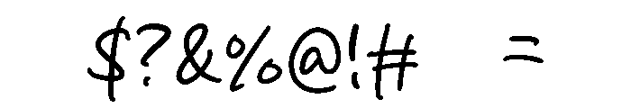 Amellianah Font OTHER CHARS