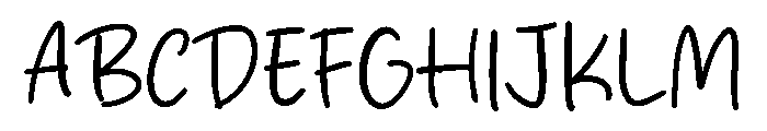 Amellianah Font UPPERCASE