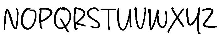 Amellianah Font UPPERCASE