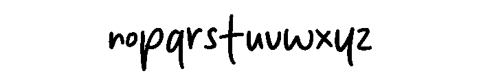 Amellianah Font LOWERCASE