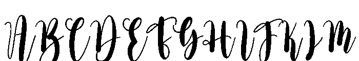 Amellinda Font UPPERCASE