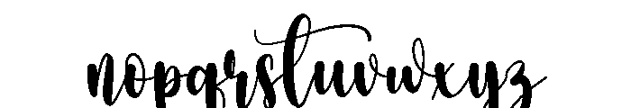 Amellinda Font LOWERCASE