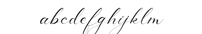 America Calligraphy Font LOWERCASE