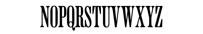 Americaine Condensed Font UPPERCASE