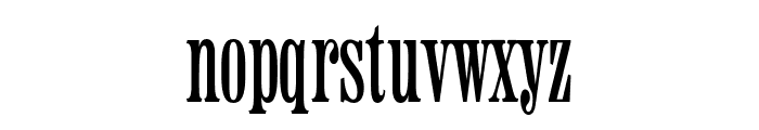 Americaine Condensed Font LOWERCASE