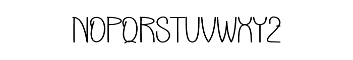 American Handmade Font LOWERCASE