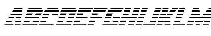 American Kestrel Gradient Font LOWERCASE