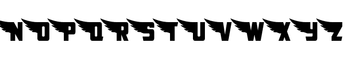 American Kestrel Straight Cond Font UPPERCASE
