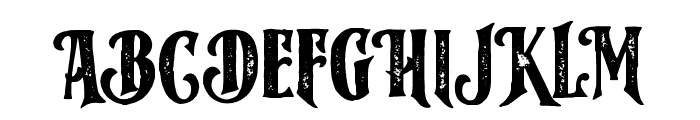 American Label Rough Font UPPERCASE