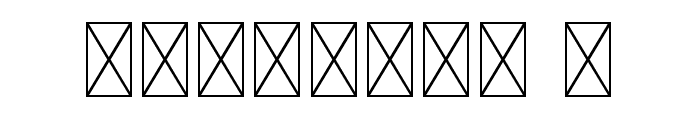 American Label Font OTHER CHARS