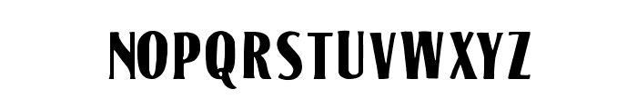 American Label Font LOWERCASE