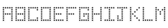 American Star Regular Font UPPERCASE