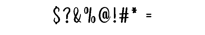 American Sunflower Font OTHER CHARS