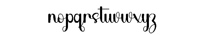 American Sunflower Font LOWERCASE