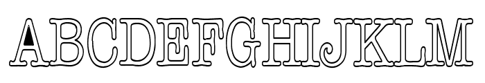 AmericanTypewriHC Font UPPERCASE