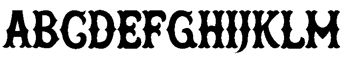 Americana Retro Personal Use Font UPPERCASE