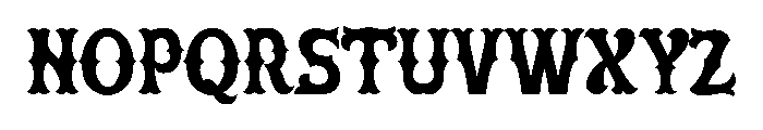Americana Retro Personal Use Font LOWERCASE
