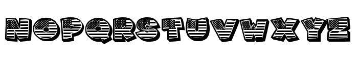Americans Regular Font UPPERCASE