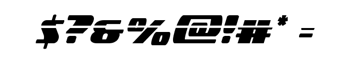 Americorps Laser Condensed Font OTHER CHARS