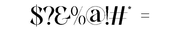 Amesya Font OTHER CHARS