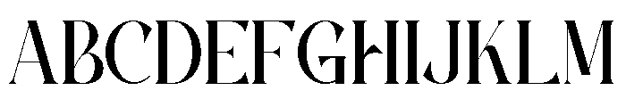 Amesya Font UPPERCASE