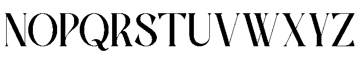 Amesya Font UPPERCASE