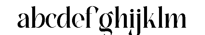 Amesya Font LOWERCASE