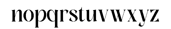 Amesya Font LOWERCASE
