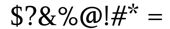 Amethysta-Regular Font OTHER CHARS
