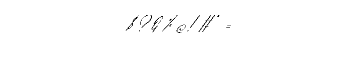 Amfenthari DEMO VERSION Italic Font OTHER CHARS