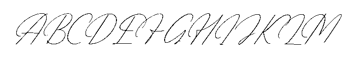 Amfenthari DEMO VERSION Italic Font UPPERCASE