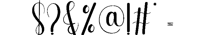 Amfiby Font OTHER CHARS