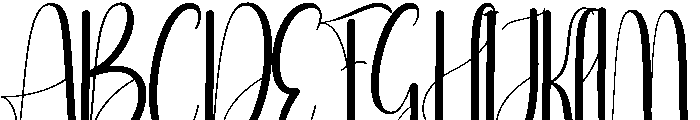 Amfiby Font UPPERCASE