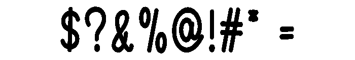 Amigurumi Font OTHER CHARS