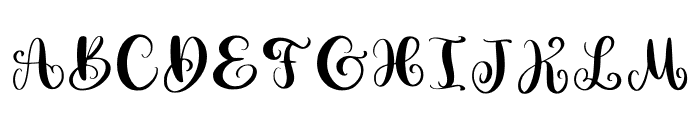 Amilie Font UPPERCASE