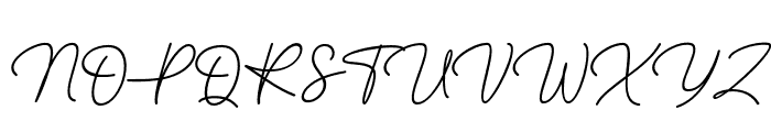 Amilly Signature Font UPPERCASE