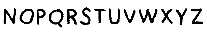 Ammaanney Regular Font UPPERCASE