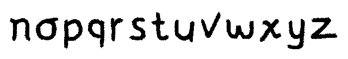 Ammaanney Regular Font LOWERCASE