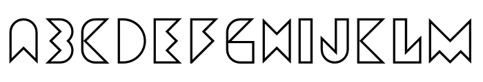 Amneziak Lined Medium Font UPPERCASE