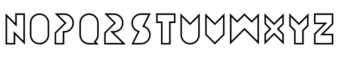 Amneziak Lined Medium Font UPPERCASE