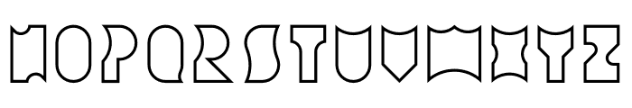 Amneziak Lined Medium Font LOWERCASE