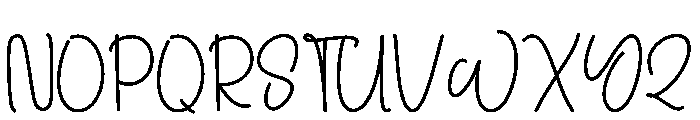 Among Student Font UPPERCASE