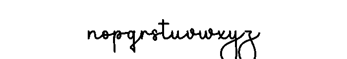 Among Student Font LOWERCASE