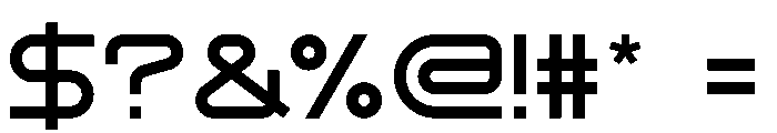 Amped Font OTHER CHARS