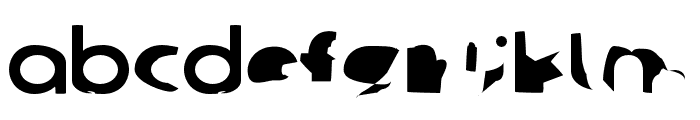 Ampere Extended Font LOWERCASE