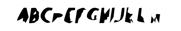 Ampere SmallCaps UltraCondensed Italic Font UPPERCASE