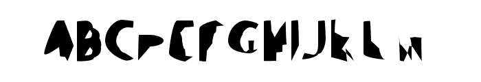 Ampere SmallCaps UltraCondensed Font UPPERCASE