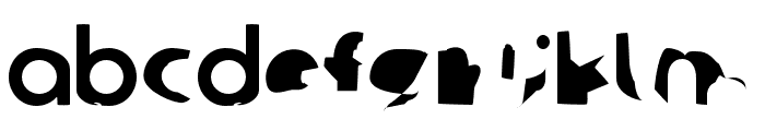 Ampere Font LOWERCASE