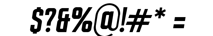 Ampero Bold Italic Font OTHER CHARS