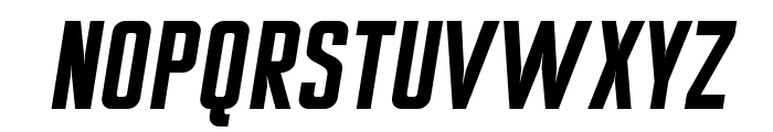 Ampero Bold Italic Font UPPERCASE